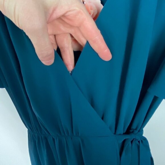NWT Show Me Your Mumu Sophia Wrap Maxi Dress Deep‎ Jade Size Small New Tags Boho - Picture 6 of 10